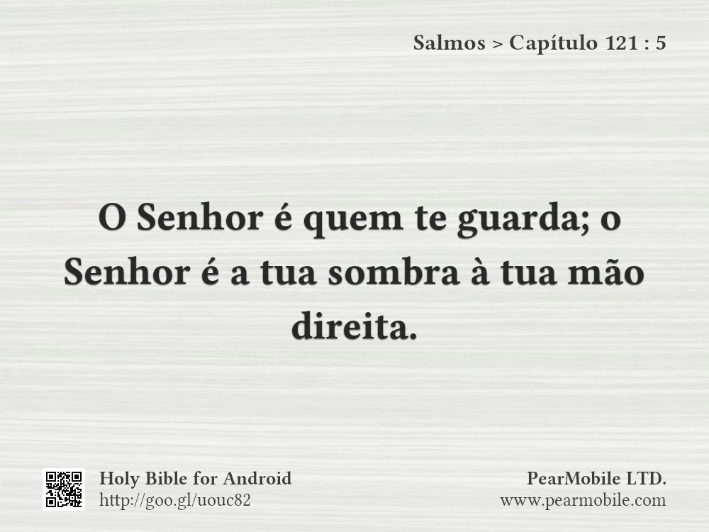 Salmos, Capítulo 121:5